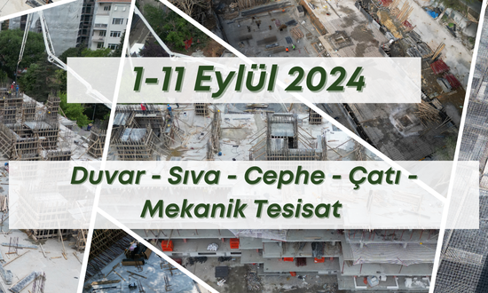 13. Blok 10.09.2024 şantiye günlük resimleri