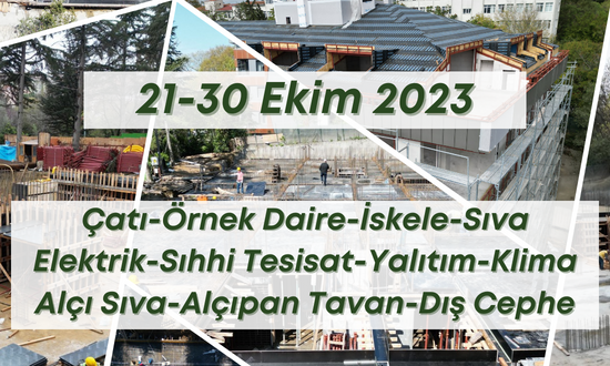 2. Blok 30.10.2023 şantiye günlük resimleri