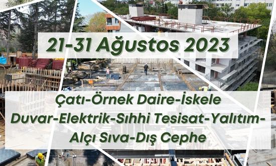 2. Blok 1.09.2023 şantiye günlük resimleri