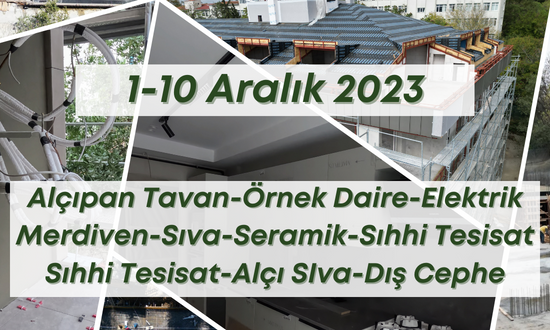 2. Blok 10.12.2023 şantiye günlük resimleri