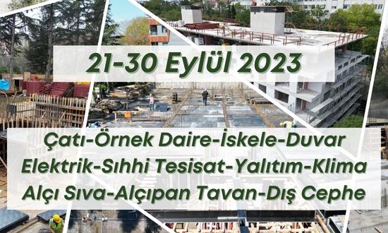 2. Blok 30.09.2023 şantiye günlük resimleri