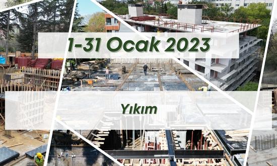 2. Blok 1.01.2023 şantiye günlük resimleri